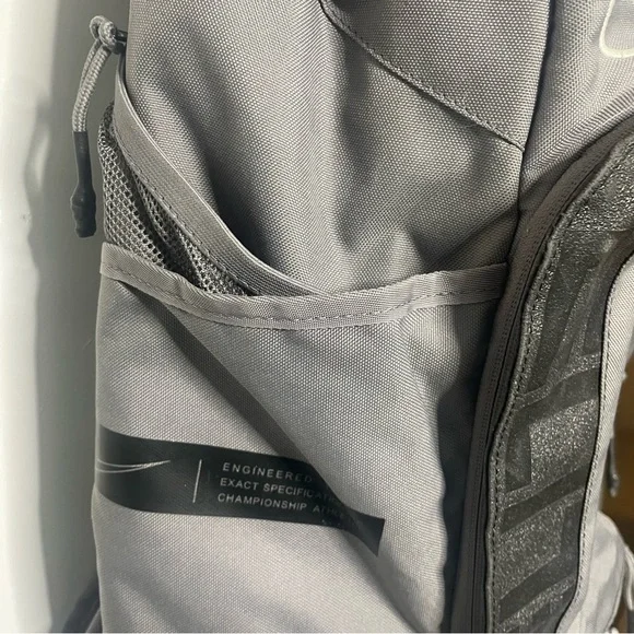 Nike Gray and Orange EYBL Elite Hoops Athletic Backpack - Picture 12 of 13